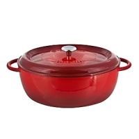 Since 1926, Fontignac has continued the tradition of cooking with weighty, ultradurable cast iron. Expertly constructed in France and made to last a lifetime, this self-basting French oven distributes heat evenly, with prongs along the base of the lid specially designed to continually redistribute moisture. A scratch-resistant graphite Vitriliss® enamel interior is ideal for quick and easy cleaning, and generously sized handles make the cocotte easy to transport and maneuver. Since 1926, Fontignac has continued the tradition of cooking with weighty, ultradurable cast iron. Expertly constructed in France and made to last a lifetime, this self-basting French oven distributes heat evenly, with prongs along the base of the lid specially designed to continually redistribute moisture. A scratch-resistant graphite Vitriliss® enamel interior is ideal for quick and easy cleaning, and generously sized handles make the cocotte easy to transport and maneuver.