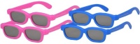 4 pairs - Children's Passive 3D Glasses for Kids Genuine Ultimate 3D Heaven Sealed RealD Compatible Circular Polarized 3D Glasses for Passive 3D TV's Televisions from Vizio, Toshiba, LG, Philips and JVC and for use in Real-D Theaters 4 pairs - Children's Passive 3D Glasses for Kids Genuine Ultimate 3D Heaven Sealed RealD Compatible Circular Polarized 3D Glasses for Passive 3D TV's Televisions from Vizio, Toshiba, LG, Philips and JVC and for use in Real-D Theaters
