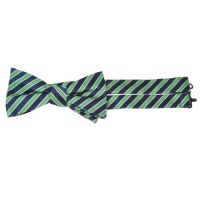 Countess Mara Men's Core Stripe Pre-tied Bow Tie