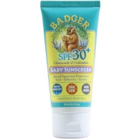 Badger Chamomile and Calendula Broad Spectrum SPF 34 Baby Sunscreen 2.9 oz