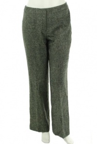 Jones New York Pants, Straight Leg Tweed Black Multi 10