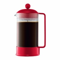 Bodum Brazil 1-Liter 34-Ounce French Press Coffeemaker, Red Bodum Brazil 1-Liter 34-Ounce French Press Coffeemaker, Red