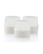 New! Opal Applicator Tips are now available in replacement packs. Each replacement pack contains three tips. For best results, we recommend replacing your Opal Applicator Tip every 90 days. Using your finger, fingernail or thumb, gently grasp below the rim of the hard plastic tip base and pop the tip off, being careful not to pull on the soft silicone. To replace the tip, press the tip firmly onto the black tip base. Listen for the snap for proper attachment.