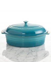 The way great meals were meant to be made. This gorgeous heavy-duty casserole is constructed of scratch-resistant stoneware, a non-porous enameled material that's perfect for preparation, serving and storage for a true one-pot meal anyone could love. Limited lifetime warranty. The way great meals were meant to be made. This gorgeous heavy-duty casserole is constructed of scratch-resistant stoneware, a non-porous enameled material that's perfect for preparation, serving and storage for a true one-pot meal anyone could love. Limited lifetime warranty.
