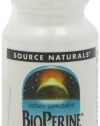 Source Naturals Bioperine Black Pepper Fruit Extract 10mg, 60 Tablets (Pack of 2)