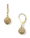 Lauren Ralph Lauren's glistening pave ball drop earrings ensure you shine.