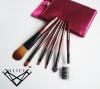 Alice Mini Six Brush Makeup Set - Fuchsia Pink, Gift idea