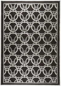 Area Rug 2x3 Rectangle Transitional Charcoal Color - Surya Basilica Rug from RugPal