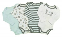 Calvin Klein Baby-Boys 4 Pack Long Sleeve Bodysuit Calvin Klein Baby-Boys 4 Pack Long Sleeve Bodysuit