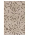 A muted palette sets the scene for a naturalistic motif, imbuing your home with tasteful, tranquil sophistication. Rife with lush texture and detail, this luxurious area rug from Dalyn is beautifully hand tufted in polyester and acrylic, ensuring superior color retention and long-lasting wear.