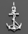 Ahoy there! This sterling silver anchor charm is the picture of nautical beauty, by Rembrandt Charms. Approximate drop: 1 inch.