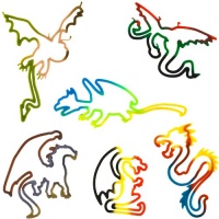Buddy Bands - Dragons - 12 Pack 2X Double Wrap Bands, Tie Dye Colors (Compare to Silly Bandz, Zany Bands, Goofy Bands, Disney Bands, and Stretchy Shapes) Check Out All the Buddy Band Shapes and Styles! Buddy Bands - Dragons - 12 Pack 2X Double Wrap Bands, Tie Dye Colors (Compare to Silly Bandz, Zany Bands, Goofy Bands, Disney Bands, and Stretchy Shapes) Check Out All the Buddy Band Shapes and Styles!
