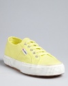 Superga reinvents the Classic Canvas sneaker in a cheerful array of vibrant hues.
