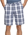 Plaid on these shorts from Club Room give instant pop to any outfit.