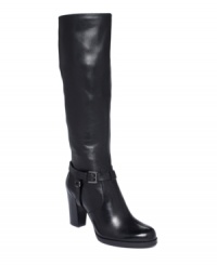 Tahari's Joey tall dress boots give your cool-weather looks a hint of elegance and sophistication without too many distracting details. Tahari's Joey tall dress boots give your cool-weather looks a hint of elegance and sophistication without too many distracting details.