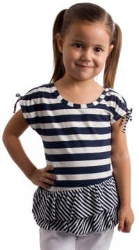 Roxy Kids Girls 2-6X Moon Beam Shirt, Open Ocean Stripe, Medium Roxy Kids Girls 2-6X Moon Beam Shirt, Open Ocean Stripe, Medium