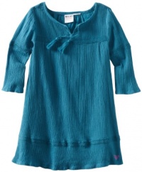 Roxy Kids Girls 2-6X Peace Lovin Dress, Teepee Turq Stripe, Small Roxy Kids Girls 2-6X Peace Lovin Dress, Teepee Turq Stripe, Small
