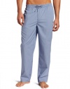 HUGO BOSS Men's Sleepwear Woven Blue Check Sleep Pant