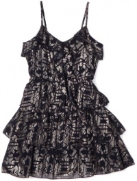 Nicole Miller Girls 7-16 Shelly Dress, Navy, 16 Nicole Miller Girls 7-16 Shelly Dress, Navy, 16