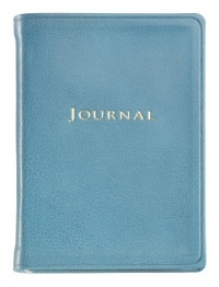 Graphic Image Small Travel Journal, Goatskin Leather, Turquoise (TJSMRBLGTITUR) Graphic Image Small Travel Journal, Goatskin Leather, Turquoise (TJSMRBLGTITUR)