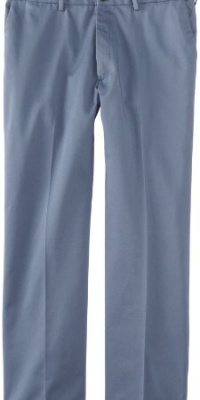 Haggar Men's Work To Weekend No Iron Twill Plain Front Pant