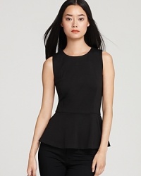 Add feminine flair to your workday wardrobe with this chic peplum-adorned Aqua top. Perfect with your favorite slim-leg pants or a ladylike pencil skirt--and sky-high heels of course. Add feminine flair to your workday wardrobe with this chic peplum-adorned Aqua top. Perfect with your favorite slim-leg pants or a ladylike pencil skirt--and sky-high heels of course.
