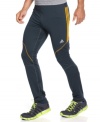 Ready to run? Keep yourself comfortable no matter how many miles you want to get in with these adidas running pants featuring Climalite® technology.