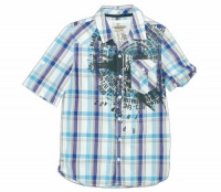 Epic Threads Roll Up Sleeve Woven Shirt Total Eclipse Medium Epic Threads Roll Up Sleeve Woven Shirt Total Eclipse Medium