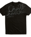 Write on. This O'Neill graphic tee shirt is scribbled to perfection.