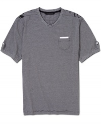 Change your orientation. With a chill graphic on the back, this Sean John tee points your style in the right direction. Change your orientation. With a chill graphic on the back, this Sean John tee points your style in the right direction.