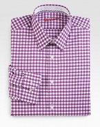 A vibrant choice for your work wardrobe, tailored in a tablecloth-inspired pattern, in a crisp, lightweight cotton.Button-frontCottonMachine washImported