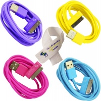 The Friendly Swede (TM) Bundle of 4 Premium 6 Feet USB Data Sync Cables For Apple iPhone 4 4S 3GS iPod touch iPad 1 2 3 - Cable Tie & Retail Packaging - Extra Thick / More Copper - Full iPad Compatibility The Friendly Swede (TM) Bundle of 4 Premium 6 Feet USB Data Sync Cables For Apple iPhone 4 4S 3GS iPod touch iPad 1 2 3 - Cable Tie & Retail Packaging - Extra Thick / More Copper - Full iPad Compatibility