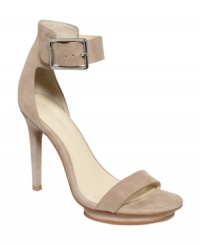 The epitome of sophistication. Calvin Klein's Vivianne sandals are perfect for your classiest affairs.