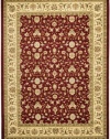 Safavieh Lyndhurst Collection LNH312A Red and Ivory Round Area Rug, 8-Feet