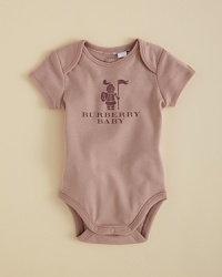 Start their style the Burberry way with a carefully-crafted bodysuit with Burberry Baby print on the chest. Start their style the Burberry way with a carefully-crafted bodysuit with Burberry Baby print on the chest.