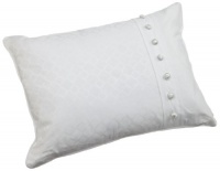 Charisma Bianca 12-Inch by 16-Inch Breakfast Pillow, White Charisma Bianca 12-Inch by 16-Inch Breakfast Pillow, White