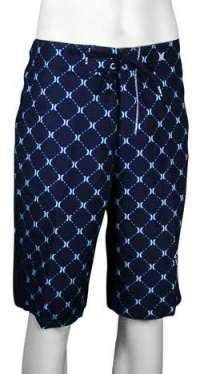 Hurley One and Only Print Boardshorts - True Navy Hurley One and Only Print Boardshorts - True Navy