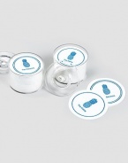 A touch of the breezy tropics comes to the patio, pool or den via this summery collection of heavyweight paperboard coasters. Set arrives in clear Lucite holder with lid for easy storage Perfect gift idea Set of 100 coasters 4 diam Made in USAFOR PERSONALIZATIONSelect a color and quantity, then scroll down and click on PERSONALIZE & ADD TO BAG to choose and preview your monogramming options. Please allow 2-3 weeks for delivery.