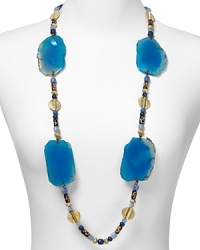 Gemstones jibe with this season's luxe bohemian mood. This Lauren Ralph Lauren agate necklace looks like a treasured find from a glamorous southwestern sojourn. Gemstones jibe with this season's luxe bohemian mood. This Lauren Ralph Lauren agate necklace looks like a treasured find from a glamorous southwestern sojourn.