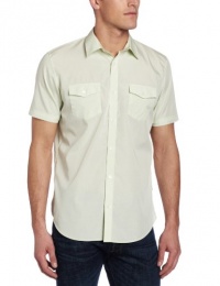 Calvin Klein Sportswear Men's Short Sleeve Yarn Dye End On End Check Poplin Calvin Klein Sportswear Men's Short Sleeve Yarn Dye End On End Check Poplin