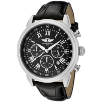 I By Invicta Men's 90242-001 Chronograph Black Dial Black Leather Watch I By Invicta Men's 90242-001 Chronograph Black Dial Black Leather Watch