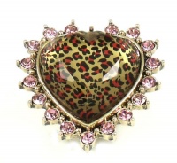 Betsey Johnson Jewelry Garden Party Heart Crystal Ring New 2013 Betsey Johnson Jewelry Garden Party Heart Crystal Ring New 2013