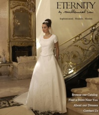 Eternity by Millennial Sun #7509 White Size 14 Bridal Gown Wedding Dress LDS Temple Ready Modest Eternity by Millennial Sun #7509 White Size 14 Bridal Gown Wedding Dress LDS Temple Ready Modest