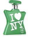 I Love New York for Earth Day is an easy-to-wear, easy-to-love fragrance. When it comes to being green, New York State is way ahead of the game. Bond No. 9 knew, and to celebrate the state's environmental smarts, they've designed this fresh, green, metro-sophisticated eau de parfum.  Top notes: tangerine, lush orchid, and orange flower water. middle notes: tuberose, muguet, orris bottom notes: musk, amber, oakmoss, sandlewood 