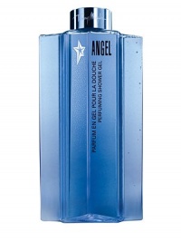 Pamper your skin with a deep ANGEL blue luxurious gel that transforms into a delicious foamy mousse in the bath or shower. Envelops your body with the sensual, moisturizing texture and creates a lingering heavenly veil of ANGEL. 6.8 oz. Pamper your skin with a deep ANGEL blue luxurious gel that transforms into a delicious foamy mousse in the bath or shower. Envelops your body with the sensual, moisturizing texture and creates a lingering heavenly veil of ANGEL. 6.8 oz.