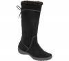 Naturalizer Women's Violanne Wide Shaft Cold Weather Boot,Black Wide Shaft Suede/Fur,9.5 M US