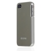 Incipio iPhone 4/4S feather Ultralight Hard Shell Case - 1 Pack - Carrying Case - Retail Packaging - Chrome