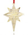 There's no more beautiful star. Twinkling in gold-plated brass, ChemArt's Star of Bethlehem ornament radiates with the spirit of the holidays.