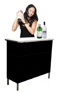 GoBar Portable High Top Party Bar, Includes 3 Front Skirts and Carrying Case GoBar Portable High Top Party Bar, Includes 3 Front Skirts and Carrying Case