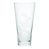 Vera Wang by Wedgwood Traveling Vines Cylindrical 10-Inch Glass Vase